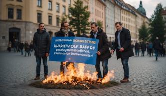 Angriff auf Wahlkampfstand der AfD in Dresden - Drei Erwachsene verwickelt