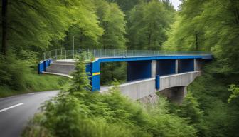 Erneuter Radfahr-Stopp am „Blaues Wunder“ in Cölbe