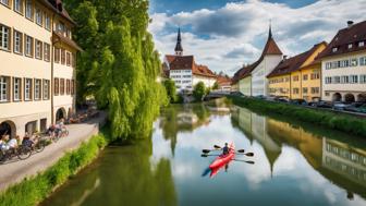 Fluss durch Kempten (Allgäu): Entdecke die Schönheit der Iller