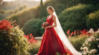 Hochzeitskleid in Rot: Die tiefere Bedeutung und was es für die Braut symbolisiert