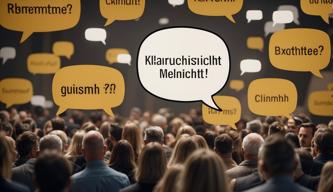 Klartext gewünscht: Bitte mehr Klarheit!