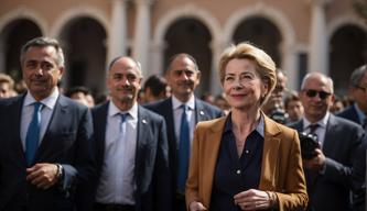 Ursula von der Leyen reist auf EU-Wahlkampftour nach Rom: Politische Kälte spüren