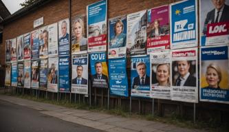 Warum hängen in der Region Hannover halbierte Wahlplakate zur Europawahl?